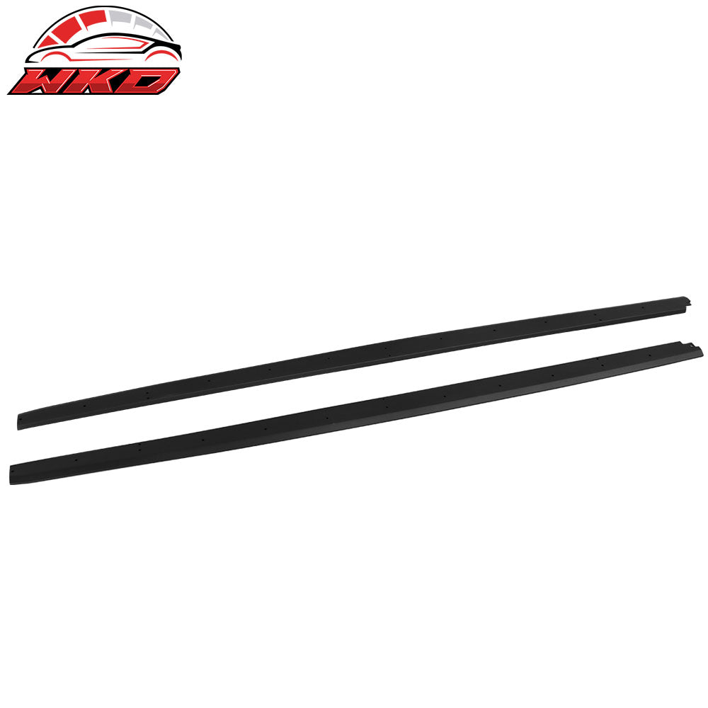 Fits 15-23 Ford Mustang Side Skirts Extension OE Textured Black PP