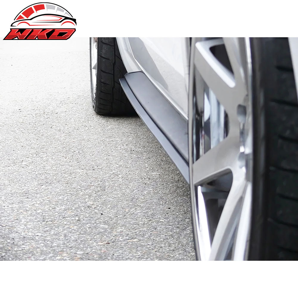 Fits 15-23 Ford Mustang Side Skirts Extension OE Textured Black PP