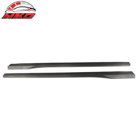 2024-26 Ford Mustang R Style Carbon Fiber Side Skirts Extension Splitters CF | Wholesale