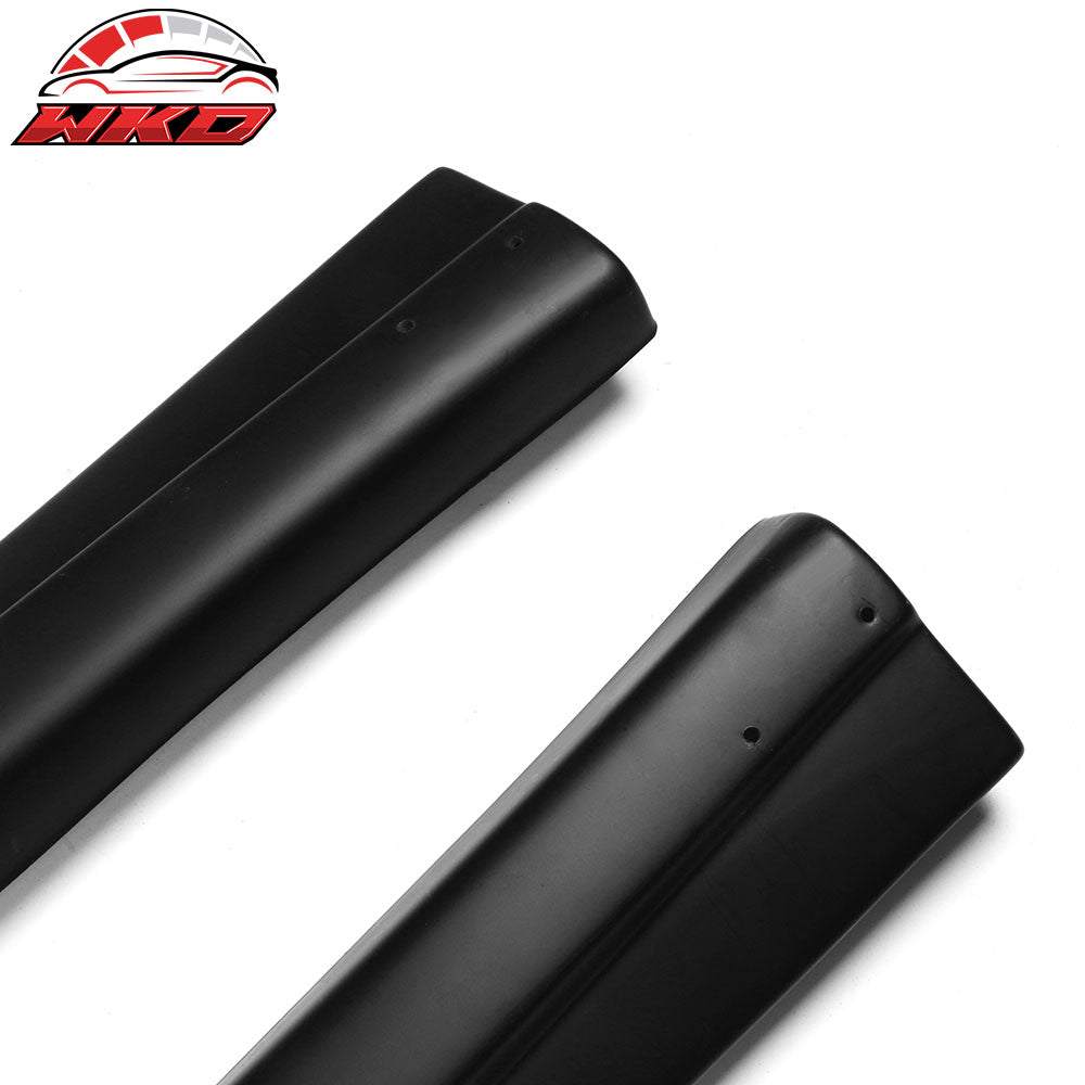 Fits 08-12 Honda Accord 4DR JDM Style Side Skirts PP Rocker Panel Extension 2PC