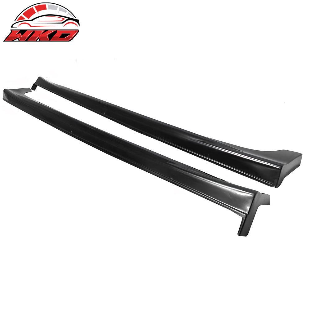 Fits 12-15 Civic Sedan JDM Mugen Side Skirt Rocker Splitters Diffuser Winglet PU