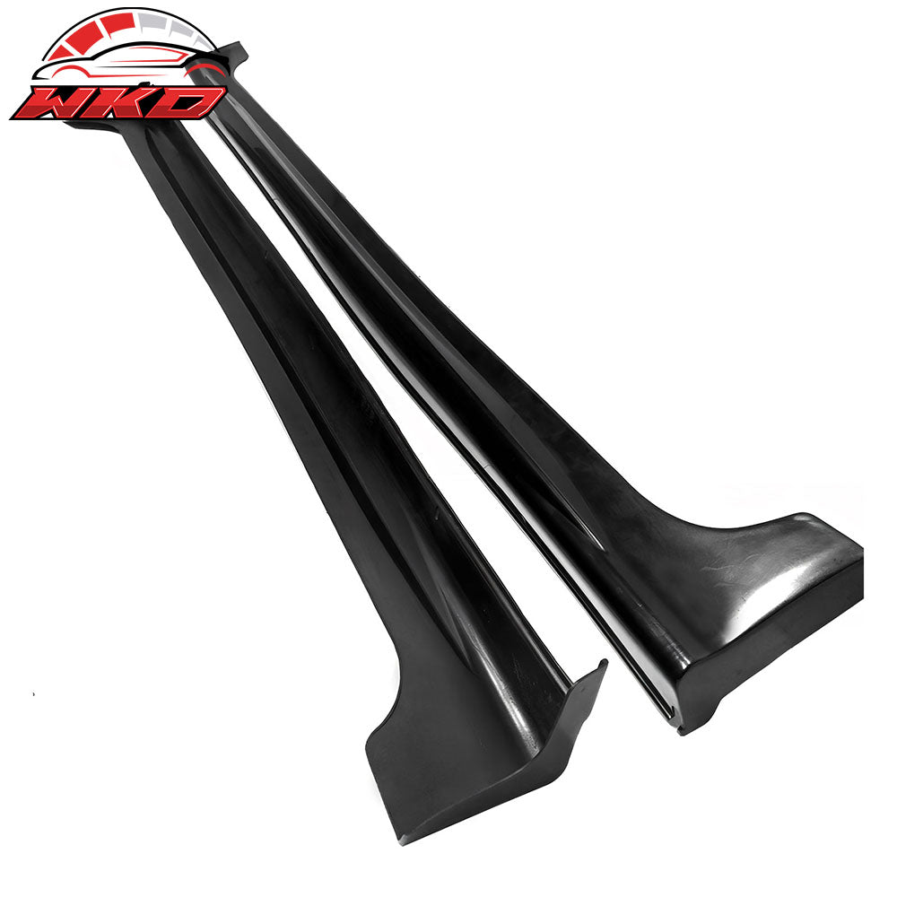 Fits 12-15 Civic Sedan JDM Mugen Side Skirt Rocker Splitters Diffuser Winglet PU