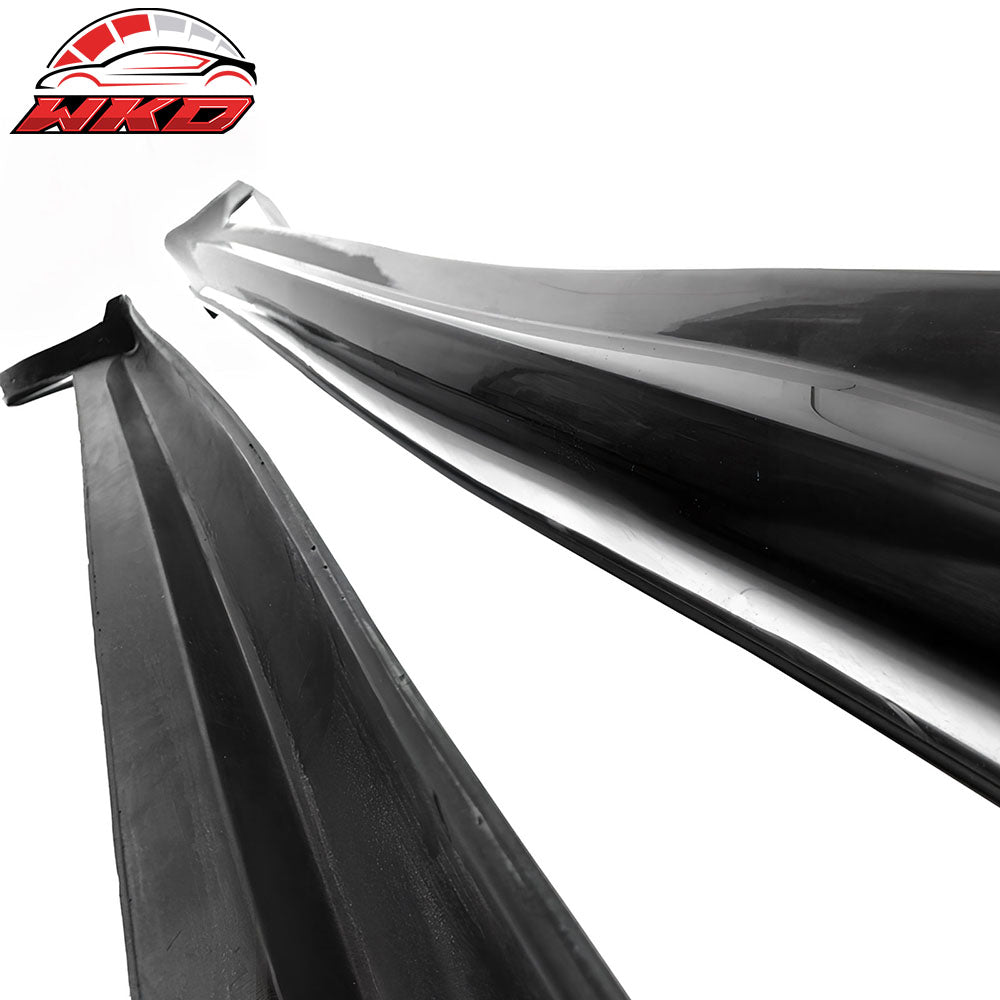 Fits 12-15 Civic Sedan JDM Mugen Side Skirt Rocker Splitters Diffuser Winglet PU