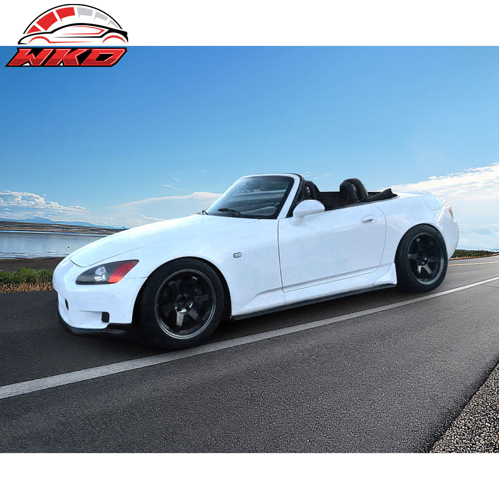 Fits 00-09 Honda S2000 DF Style Side Skirts Extensions Unpainted PP Rocker Panel