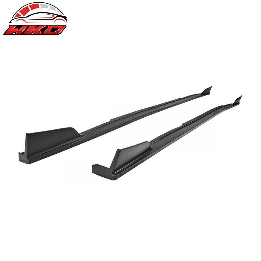 Wholesale 14-23 Infiniti Q50 ST Style Side Skirts Extension Rocker Panel Spoiler PU - Wikond Auto
