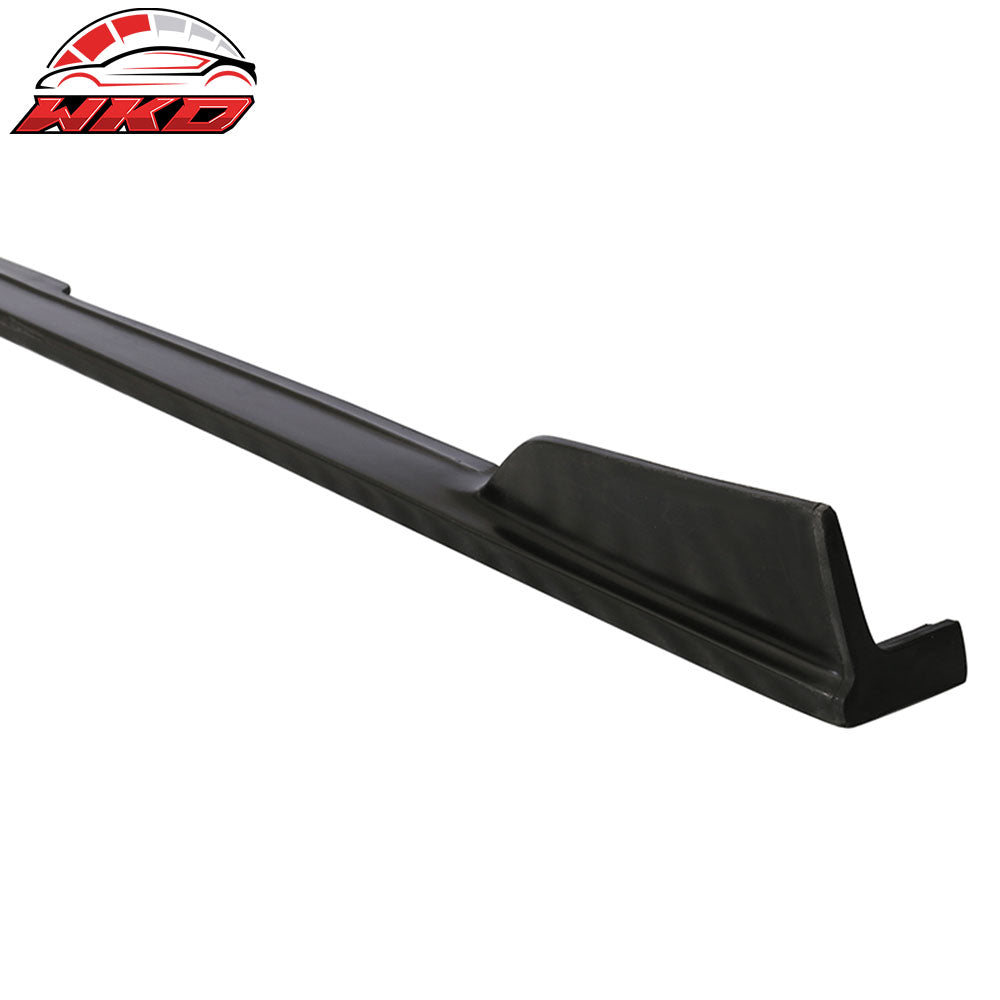 Fits 14-23 Infiniti Q50 ST Style Side Skirts Extension Rocker Panel Spoiler PU