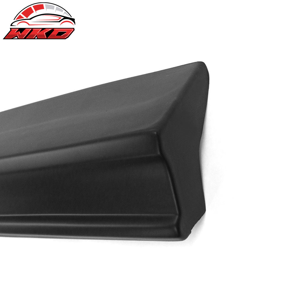 Fits 19-20 Mazda 3 Sedan 4DR Side Skirts Extension Rocker Panel Matte Black PP