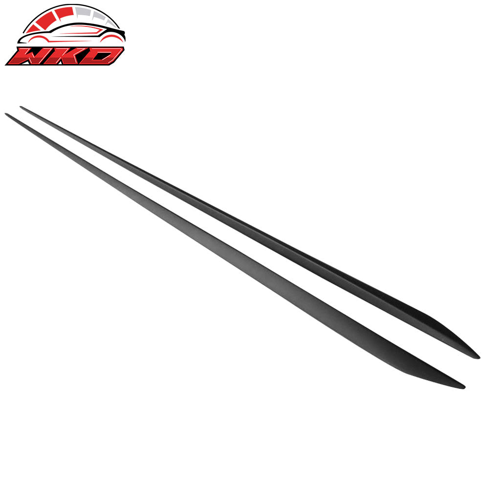 2014-21 Mazda 6 Side Skirts Extension Unpainted Black ABS 2PC Rocker Panel | Wholesale
