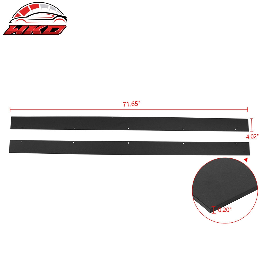 Wholesale 15-24 Mini Cooper F55 Hardtop 4Dr IKON Style Side Skirts Matte Black ABS - Wikond Auto