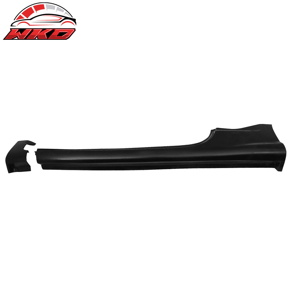 Fits 06-12 Mitsubishi Eclipse OE Style 2PC Side Skirts Extension Rocker Panel PU