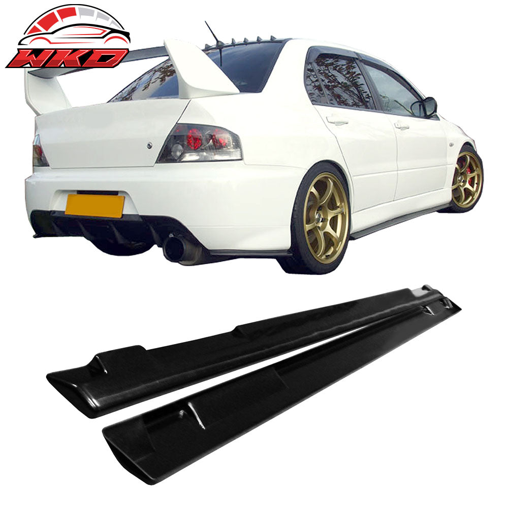 Universal 75" x 3.5" JDM Side Skirts Extension Bottom Line Rocker Panel Lip PU