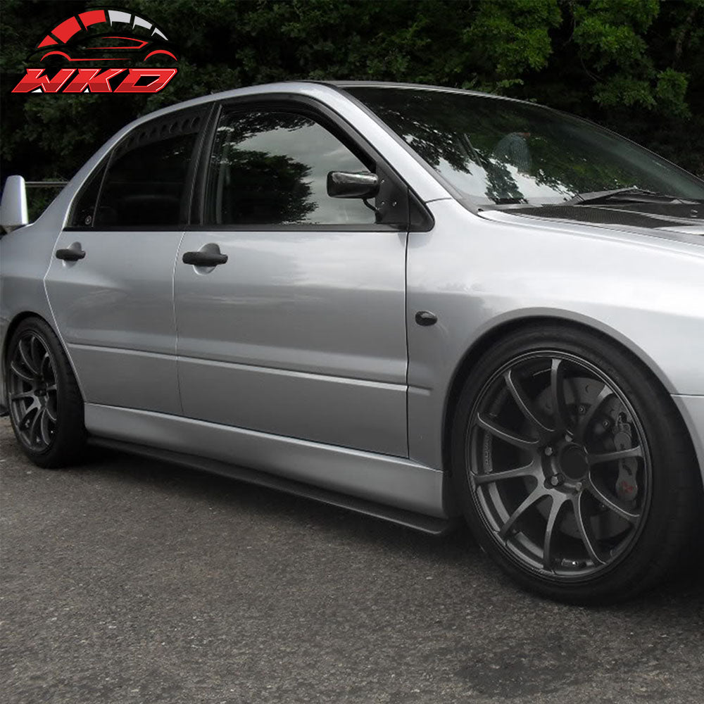 Universal 75" x 3.5" JDM Side Skirts Extension Bottom Line Rocker Panel Lip PU