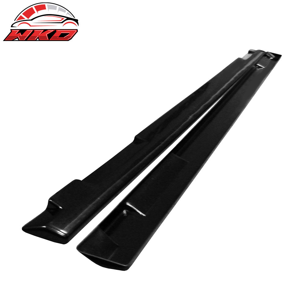 Universal 75" x 3.5" JDM Side Skirts Extension Bottom Line Rocker Panel Lip PU