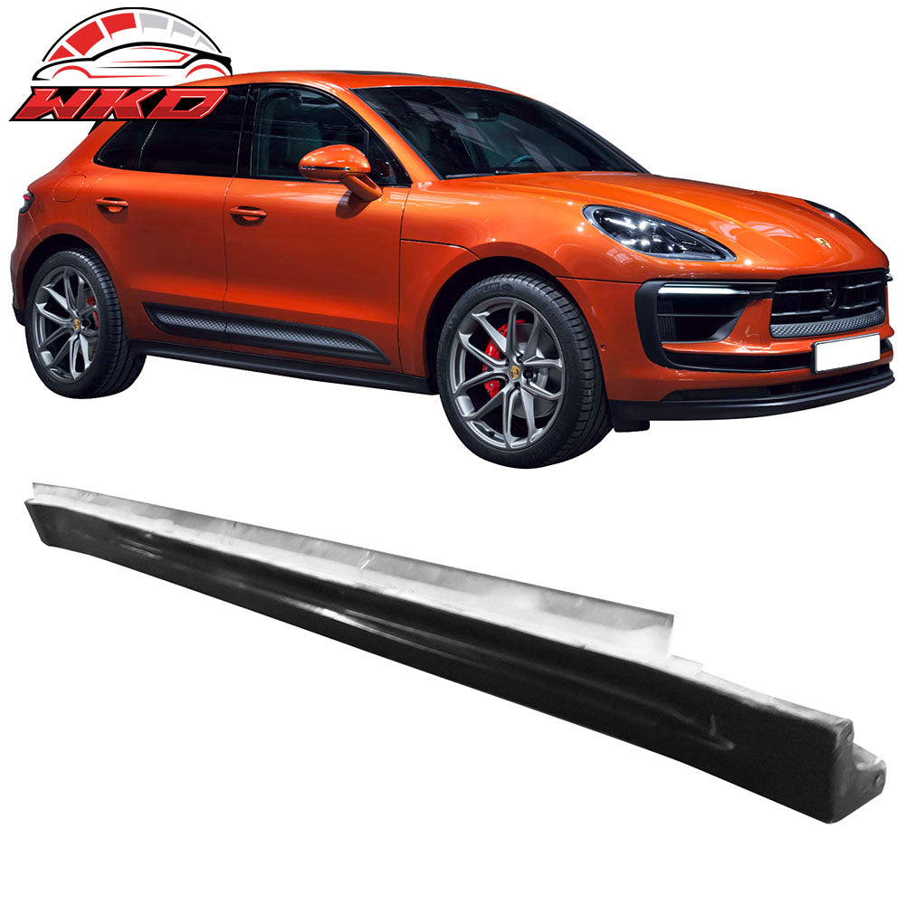 Fits 15-22 Porsche Macan Sports Style PU Unpainted Side Skirts Diffuser Panel