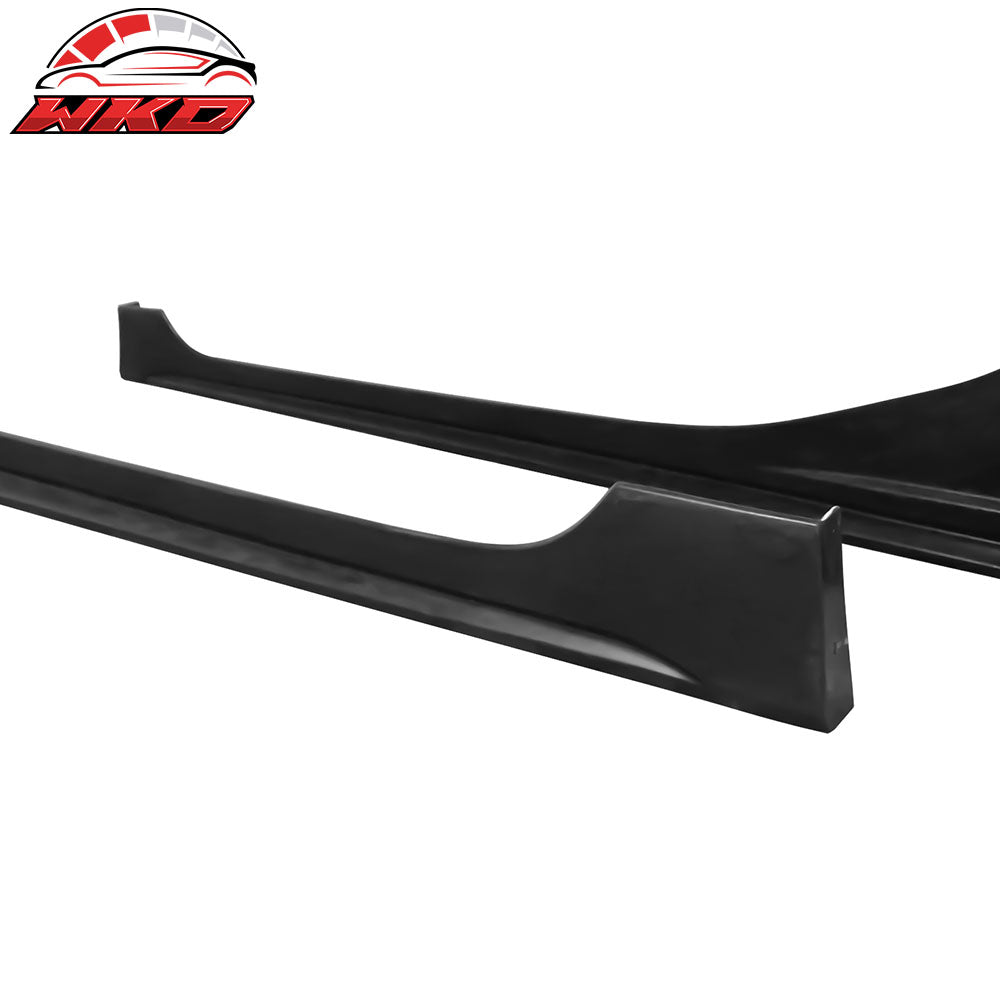 Fits 22-26 Toyota GR86/Subaru BRZ 2DR IKON Side Skirts Diffusers Lips PU - 2PCS