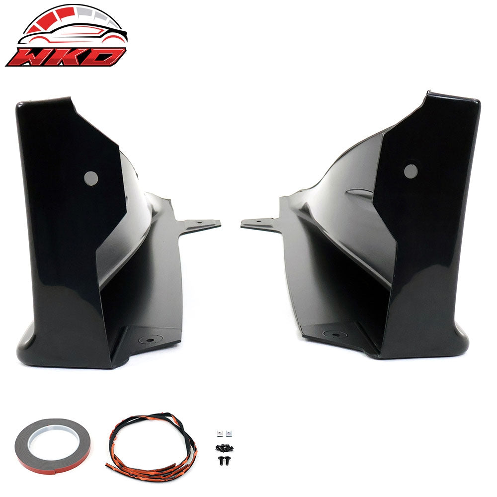 Fits 22-26 Toyota GR86/Subaru BRZ STI Rear Side Skirts Strakes Splash Corner ABS