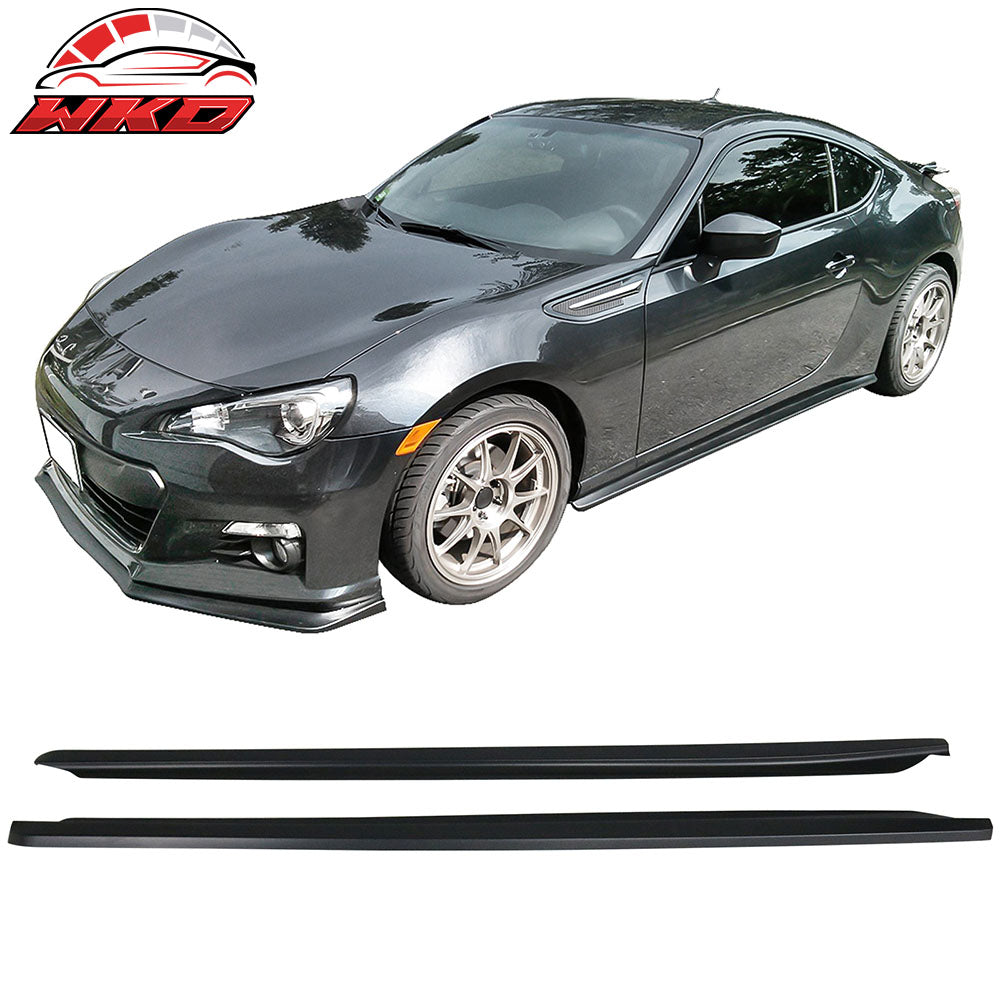 Fits 13-20 Scion FRS/Subaru BRZ/Toyota 86 CS Style Side Skirt Extensions PP 2PC
