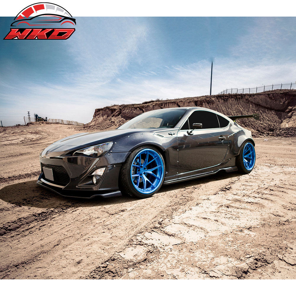 Fits 13-20 Scion FRS/Subaru BRZ/Toyota 86 GR Style Side Skirts PU Rocker Panel