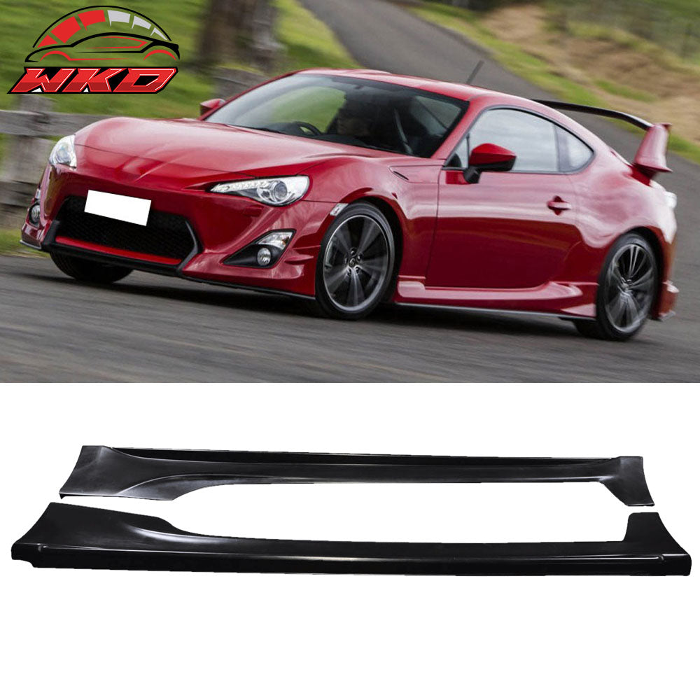 Fits 13-20 Scion FRS/Subaru BRZ/Toyota 86 J Style PU Side Skirts Rocker Panel