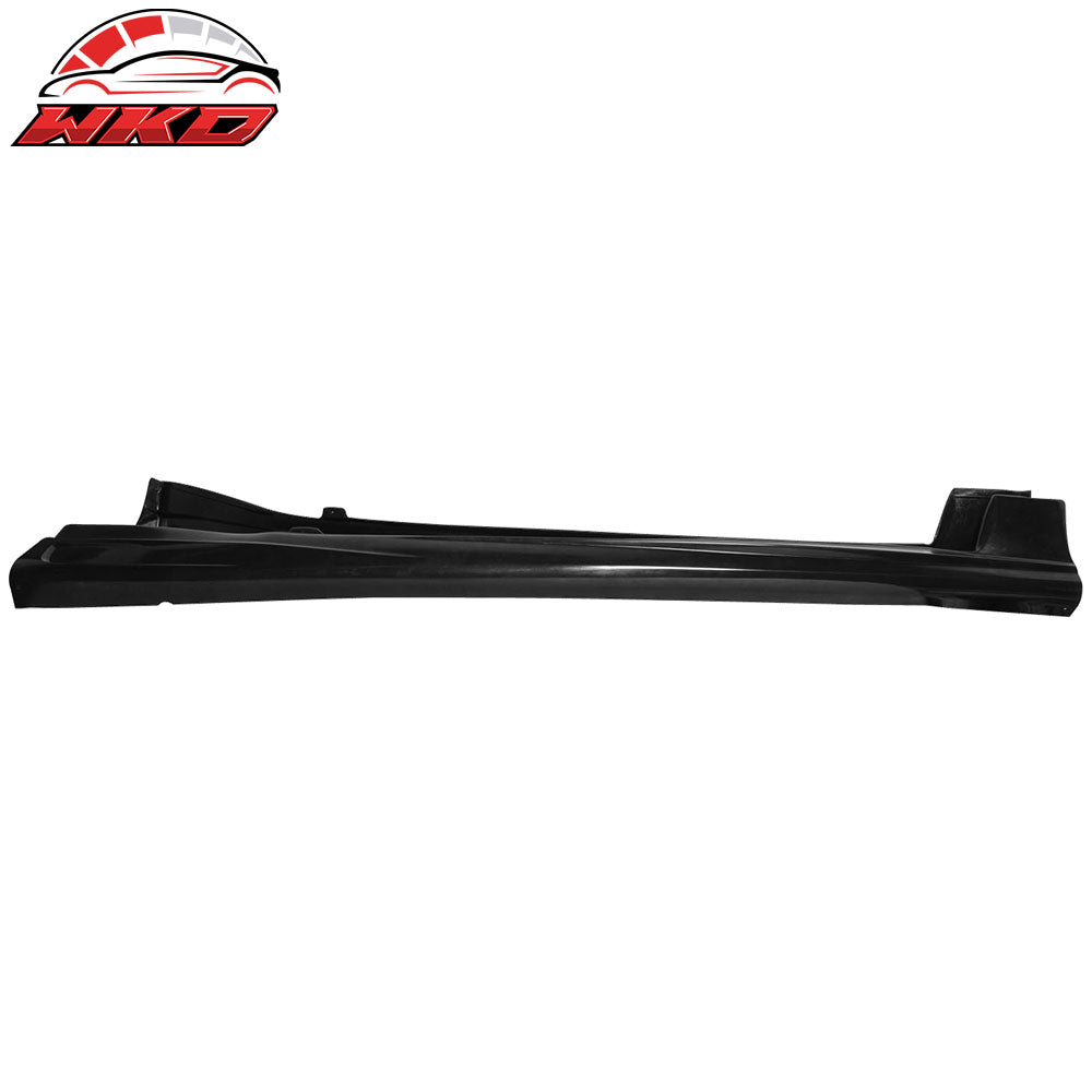 Fits 00-05 Toyota Celica VIP Style Side Skirts Unpainted Black PU