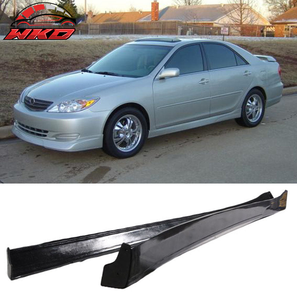 Fits 02-03 Toyota Camry 4Dr Sedan Vip Style Side Skirts - (PU)