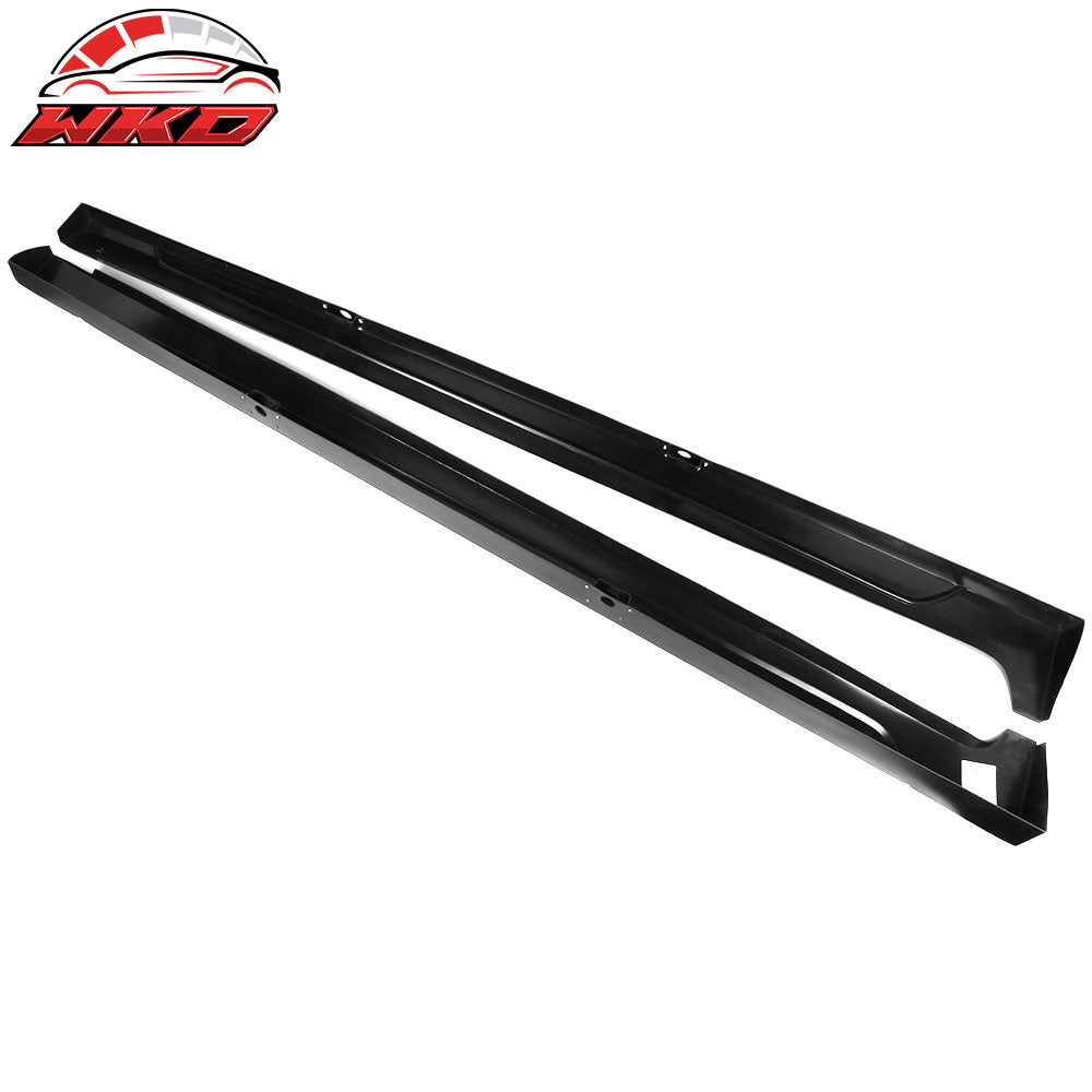 Fits 18-24 Toyota Camry IKON Style Side Skirts Matte Black - PP
