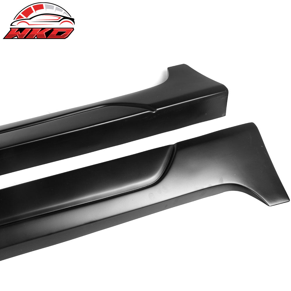 Fits 18-24 Toyota Camry IKON Style Side Skirts Matte Black - PP