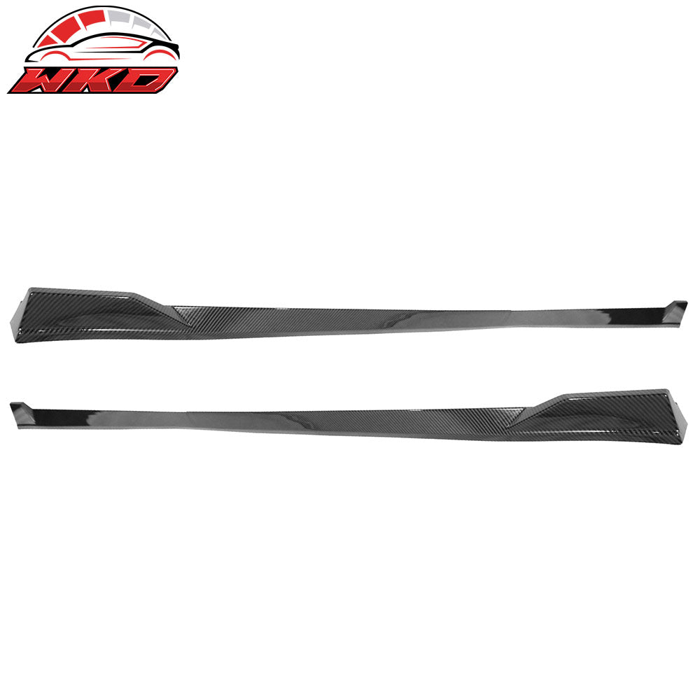 25-26 Toyota Camry SE XSE Side Skirts TRD Rocker Panel Carbon Fiber Print | Wholesale