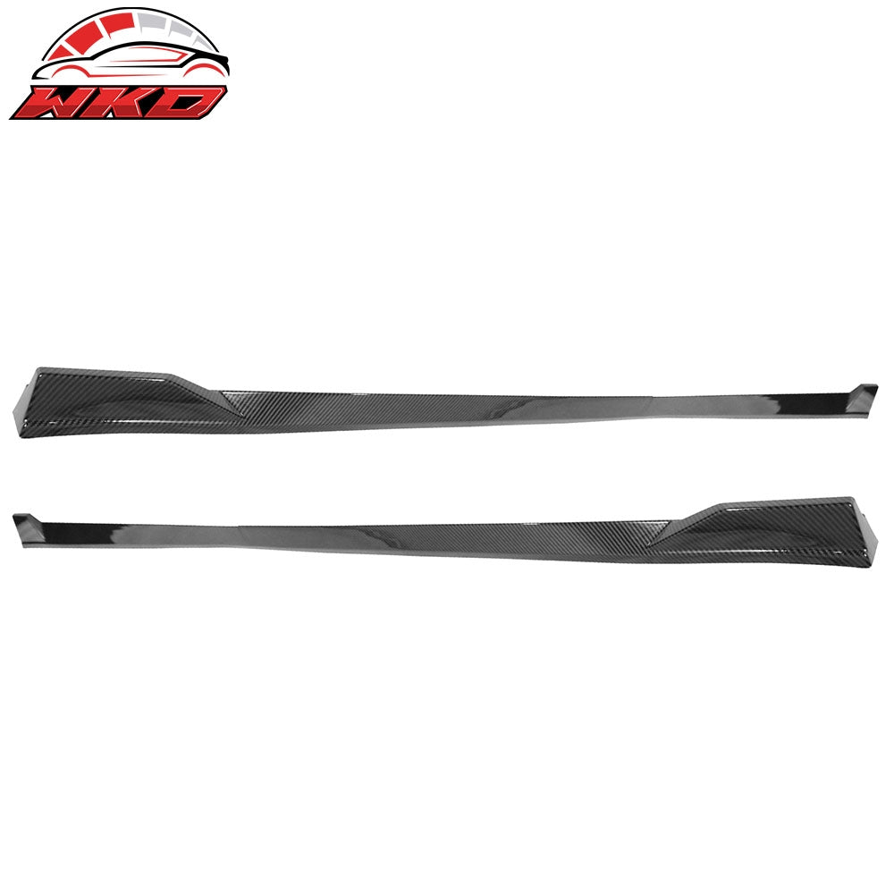 25-26 Toyota Camry SE XSE Side Skirts TRD Rocker Panel Carbon Fiber Print | Wholesale