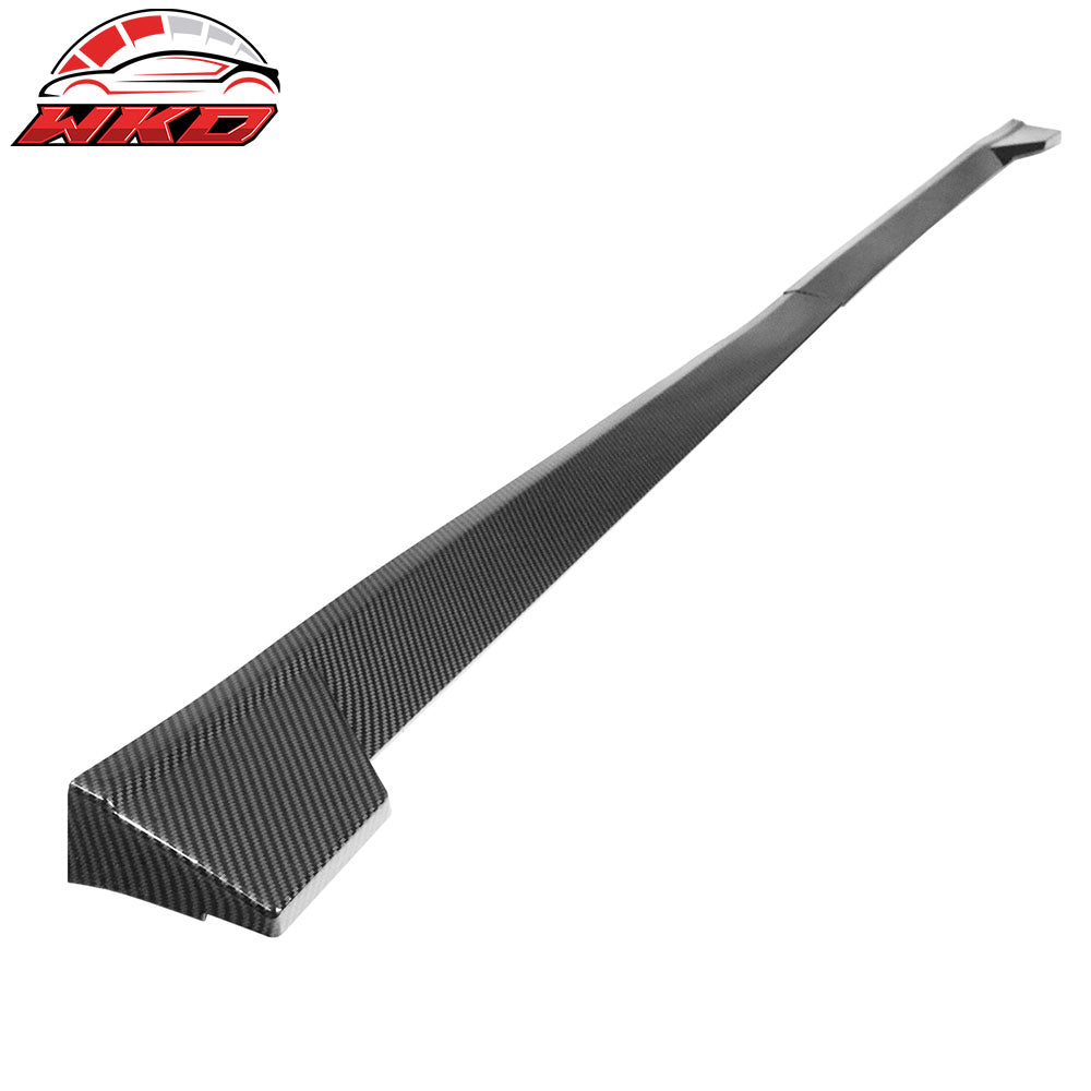 Fits 25-26 Toyota Camry SE XSE Side Skirts TRD Rocker Panel Carbon Fiber Print