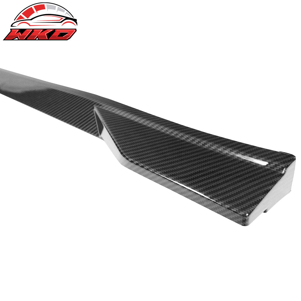 Fits 25-26 Toyota Camry SE XSE Side Skirts TRD Rocker Panel Carbon Fiber Print