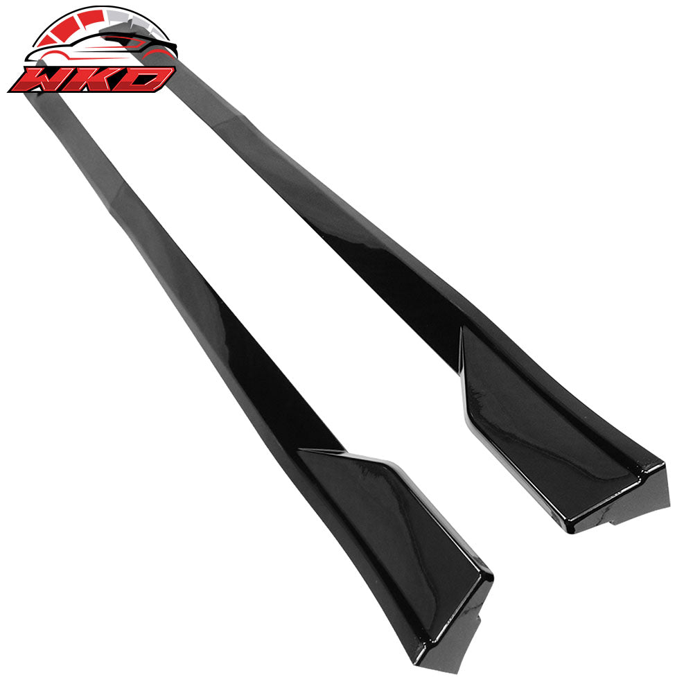 Fits 25-26 Toyota Camry SE XSE Side Skirts TRD Rocker Panel Lip Gloss Black PP