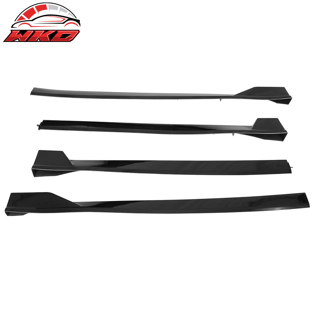 Fits 25-26 Toyota Camry SE XSE Side Skirts TRD Rocker Panel Lip Gloss Black PP