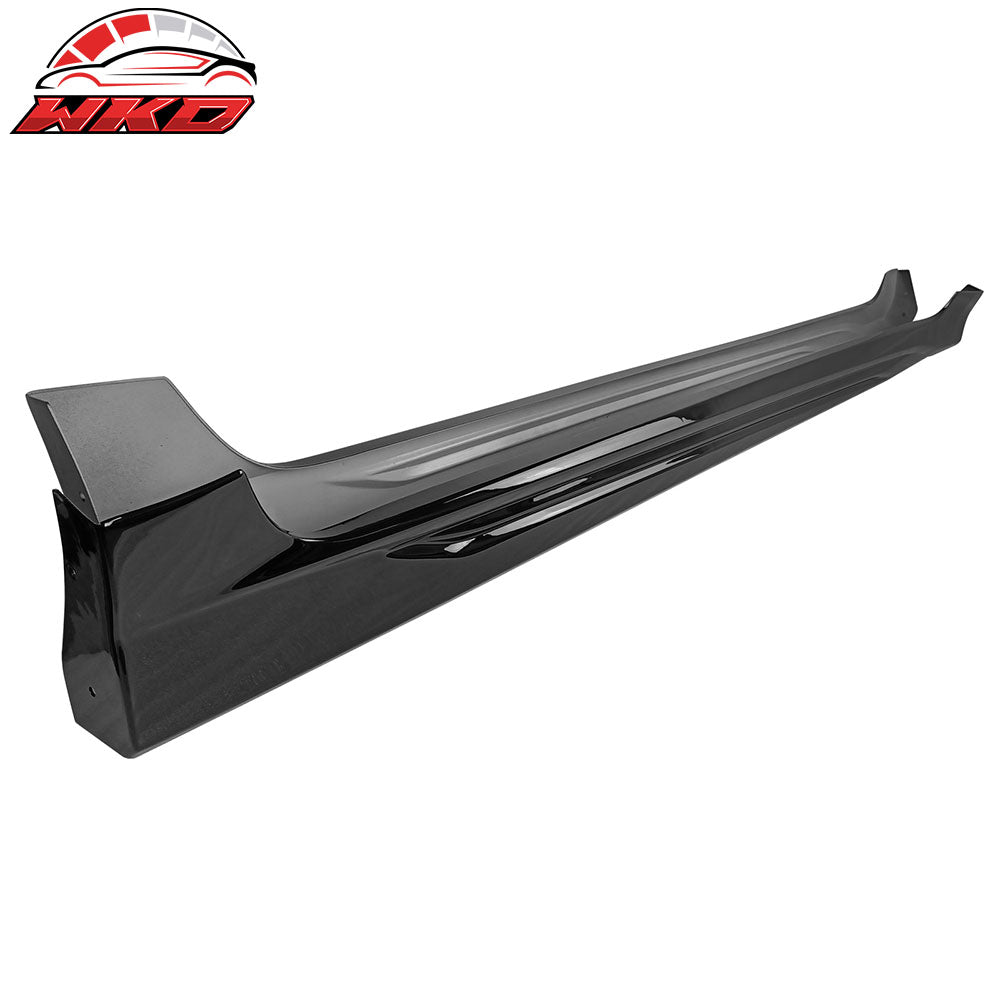 Fits 19-25 Toyota Corolla E210 Hatchback M Style Gloss Black Side Skirts Panel