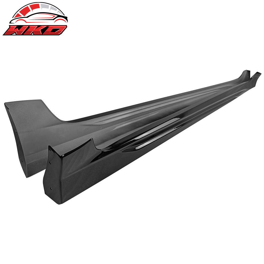 Fits 19-25 Toyota Corolla E210 Hatchback M Style Gloss Black Side Skirts Panel