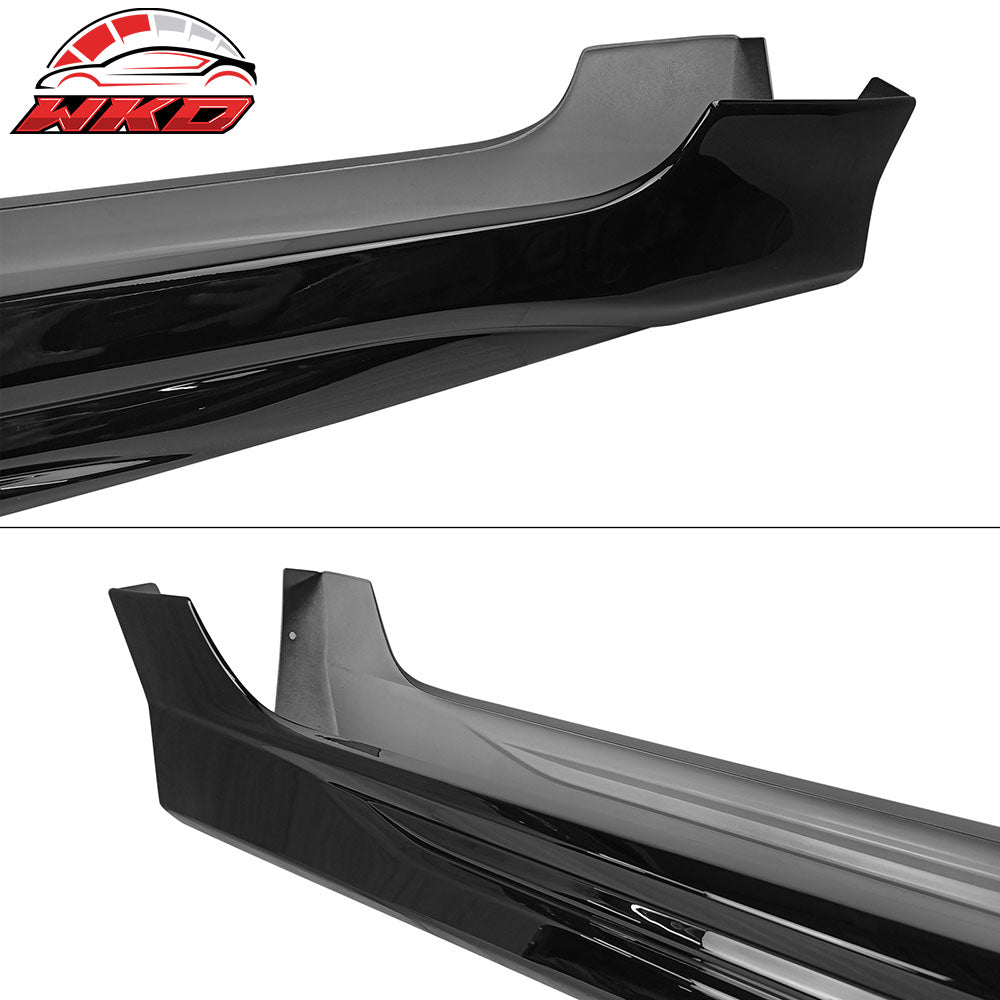 Fits 19-25 Toyota Corolla E210 Hatchback M Style Gloss Black Side Skirts Panel