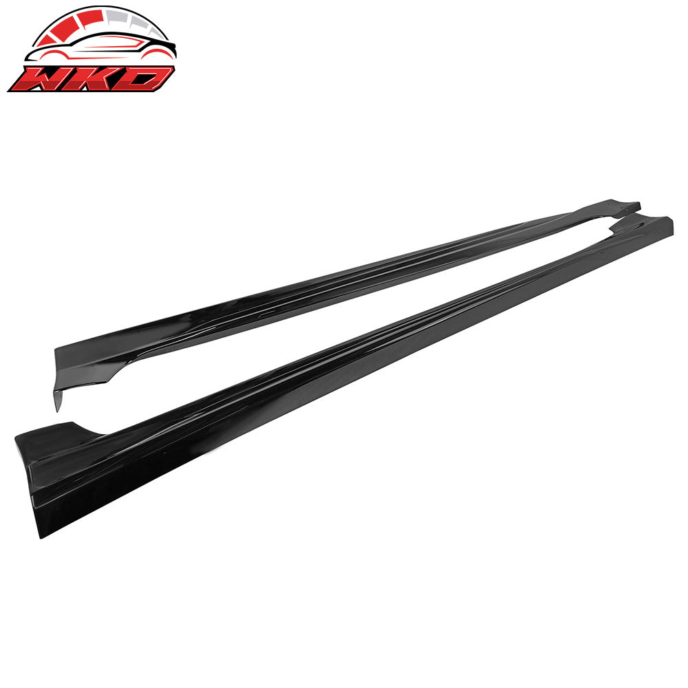 Fits 19-25 Toyota Corolla E210 Hatchback M Side Skirts Rocker Panel Matte Black