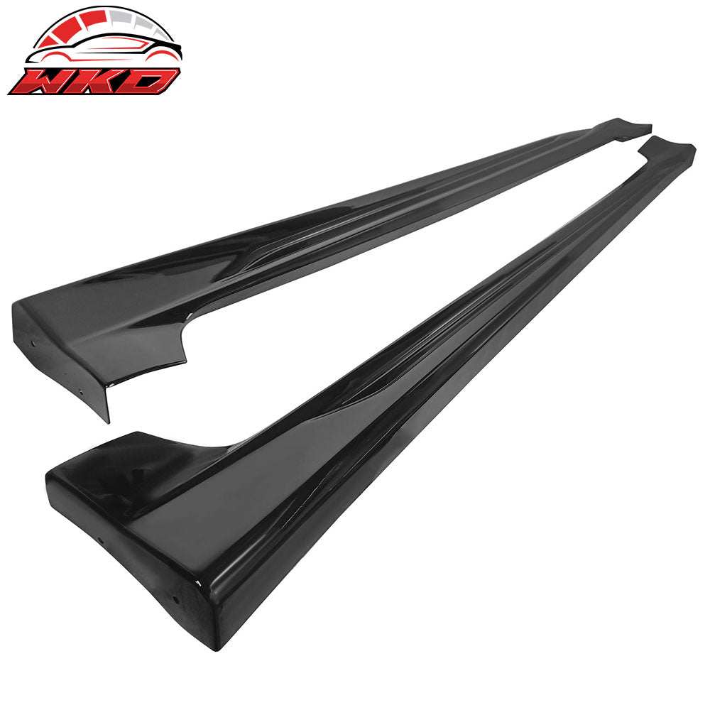 Fits 19-25 Toyota Corolla E210 Hatchback M Side Skirts Rocker Panel Matte Black