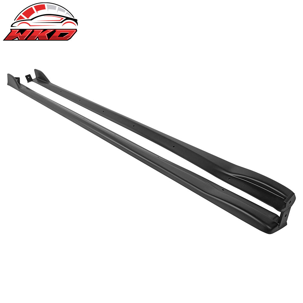 Fits 19-25 Toyota Corolla E210 Hatchback T Style Matte Black Side Skirts Rocker