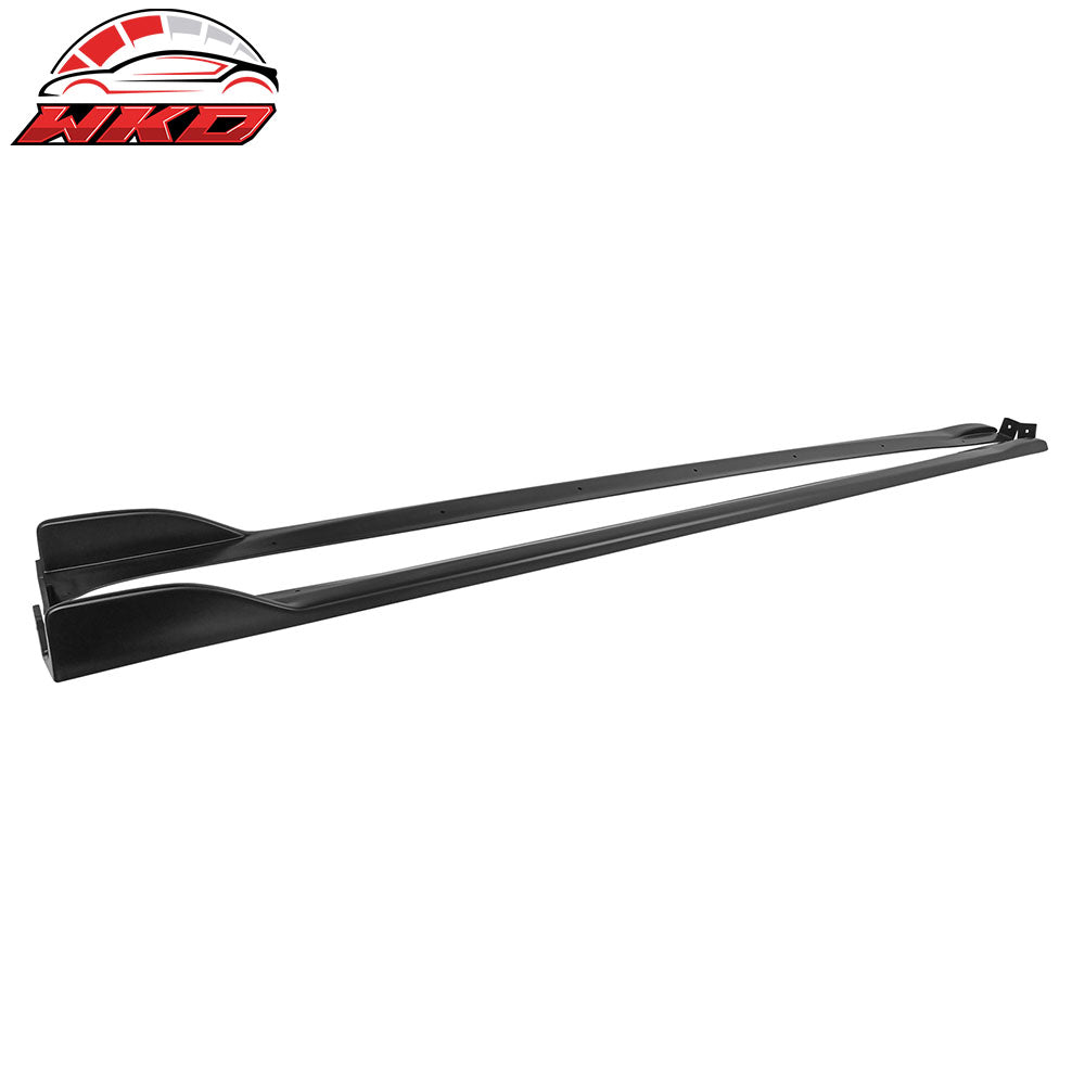 Fits 19-25 Toyota Corolla E210 Hatchback T Style Matte Black Side Skirts Rocker