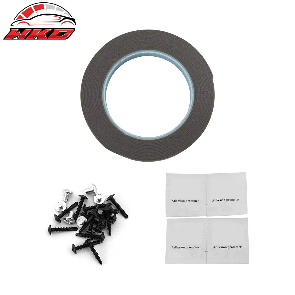 Fits 20-24 Tesla Model Y V3 Style Side Skirts Panel Gloss Carbon Fiber Print ABS