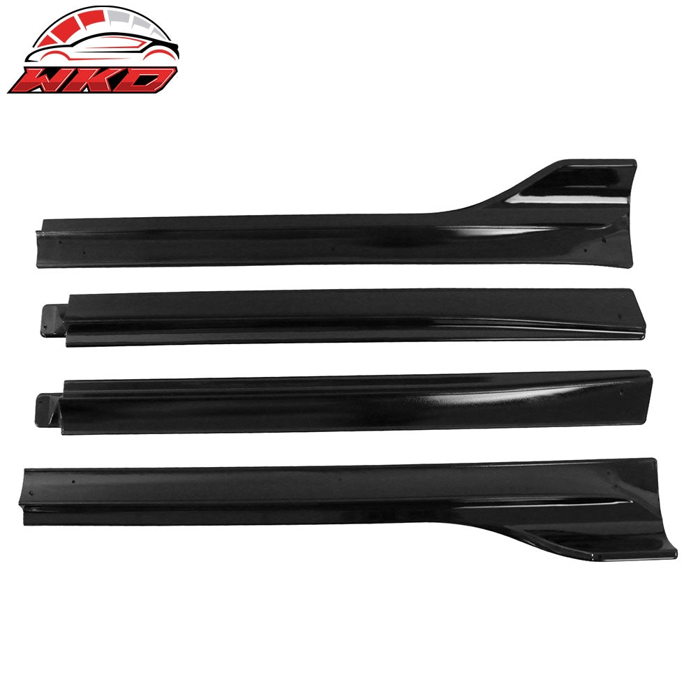 2020-2025 Tesla Model Y IKON V3 Style Gloss Black Side Skirts Diffuser Lip ABS | Wholesale