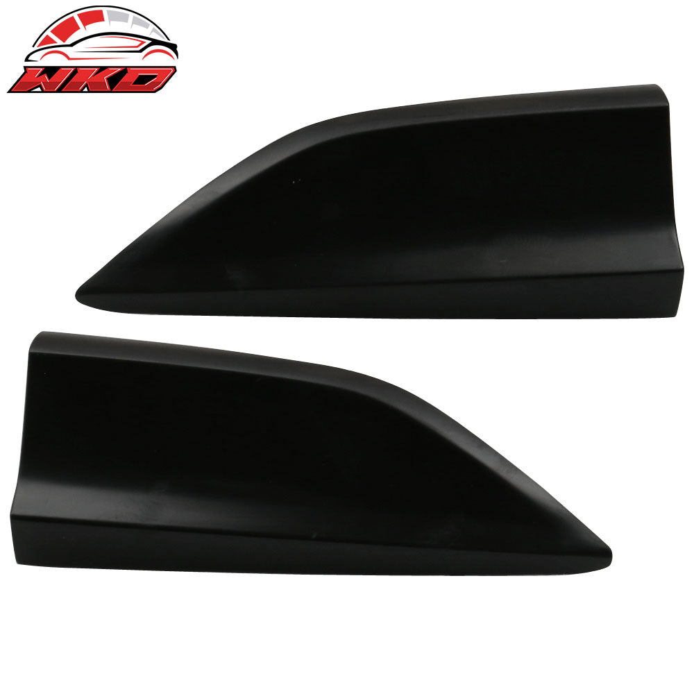 Universal V1 Style Winglet Add On For Side Skirt Extensions PP Rocker Panel 2PC