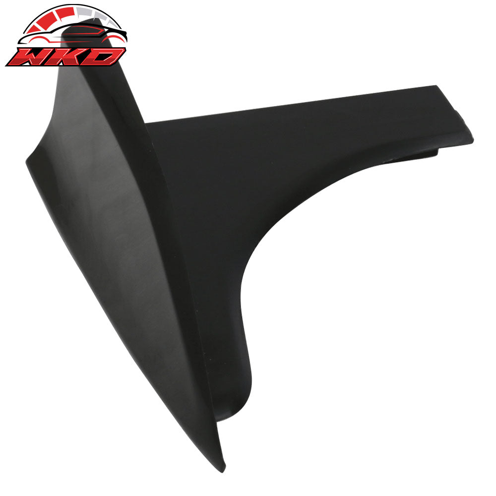 Universal V1 Style Winglet Add On For Side Skirt Extensions PP Rocker Panel 2PC