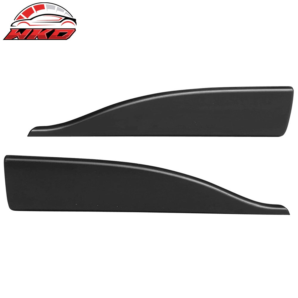 Universal V2 Style Endcaps Add On For Side Skirt Extensions PP Rocker Panel Pair | Wholesale