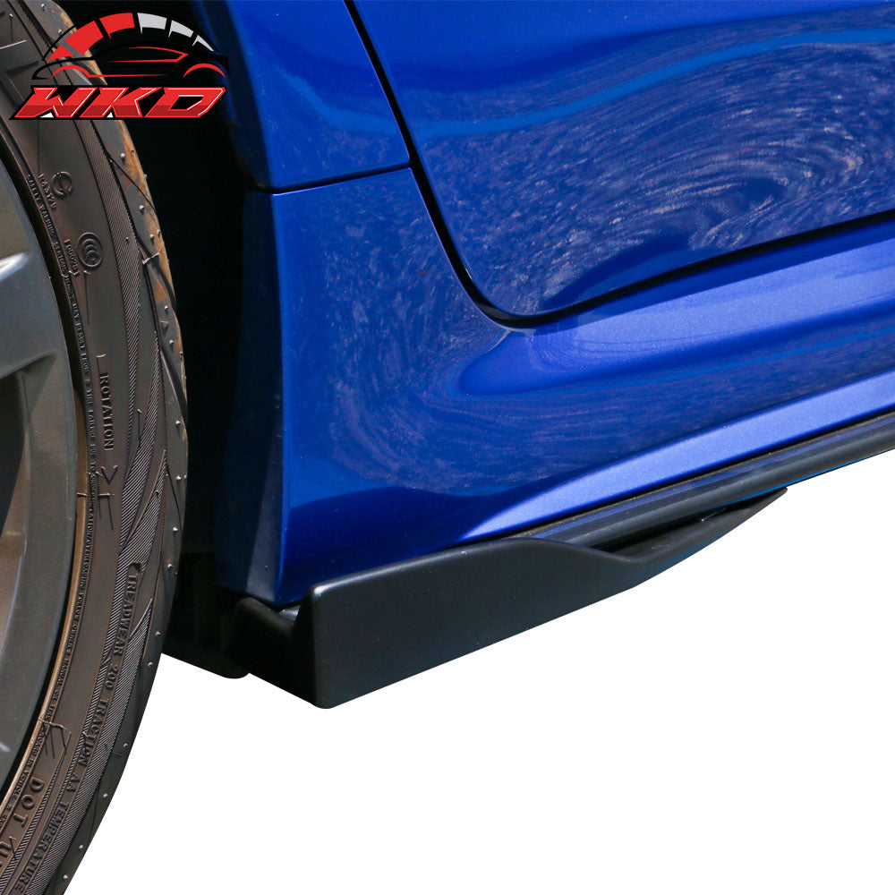 Universal PP Side Skirts Extension Winglet Canard Rocker Splitter