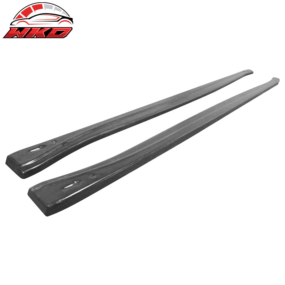Fits 17-25 Alfa Romeo Giulia Side Skirts Extension Bottom Line Rocker Panels PU