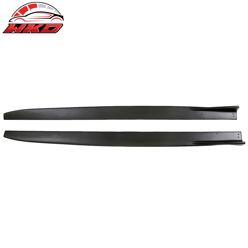 Fits 13-20 Lexus GS F Sport Side Skirts Panel Extension Matte Black Pair - PP
