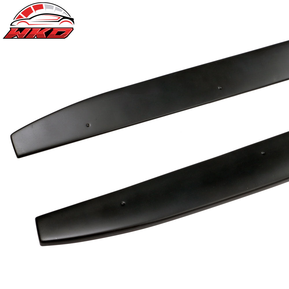 Fits 13-20 Lexus GS F Sport Side Skirts Panel Extension Matte Black Pair - PP