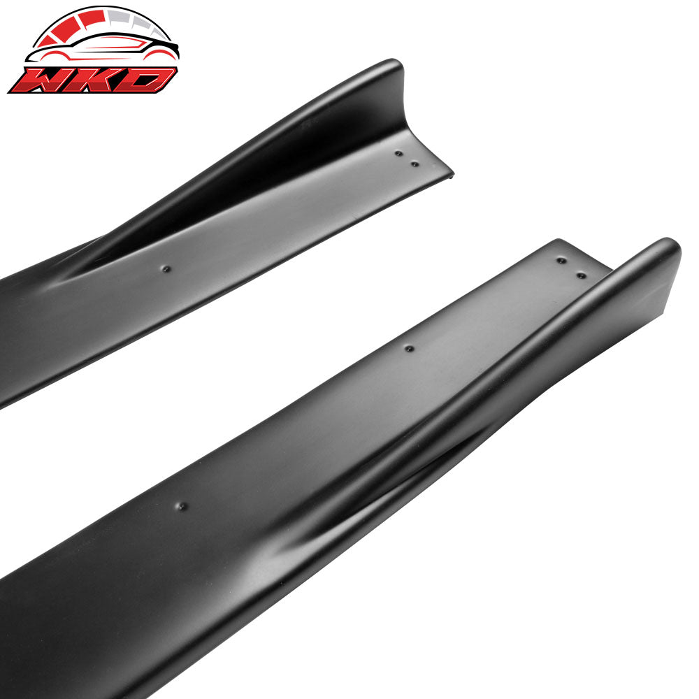 Fits 13-20 Lexus GS F Sport Side Skirts Panel Extension Matte Black Pair - PP